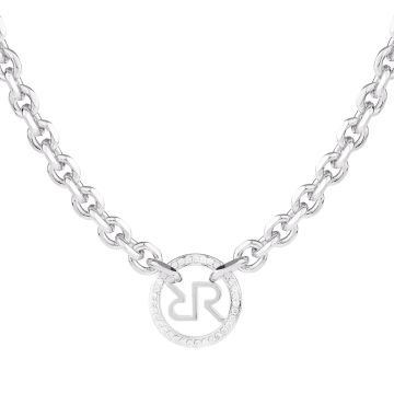 Icon chocker necklace with zircons Rebecca logo