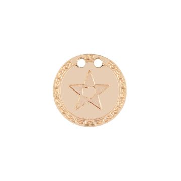 Gold My Life medallion with Star symbol