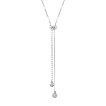 Jolie necklace in silver with latches and pendants