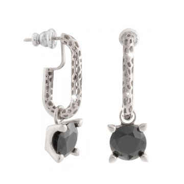 Jolie earrings with black stones