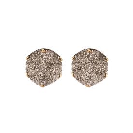 Jolie earrings with sphere with microdiamonds