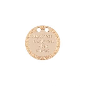 My Life Gold Friendship ID Tag “You'll Never Walk Alone”